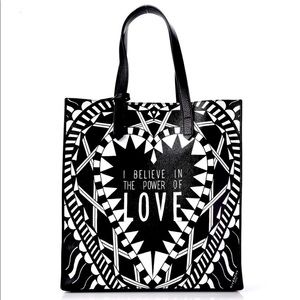 Givenchy- Power of Love print Genuine Leather bag